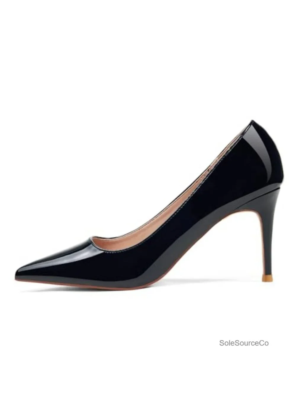 Classic Pointed Toe Stiletto Heels - Comfortable Pull On Wedding Pumps for Prom